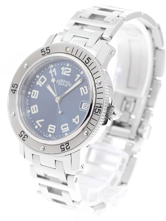 HERMES Clipper diver CL7.710 Date Navy Dial Quartz Men\'s Watch_948760 main image 7
